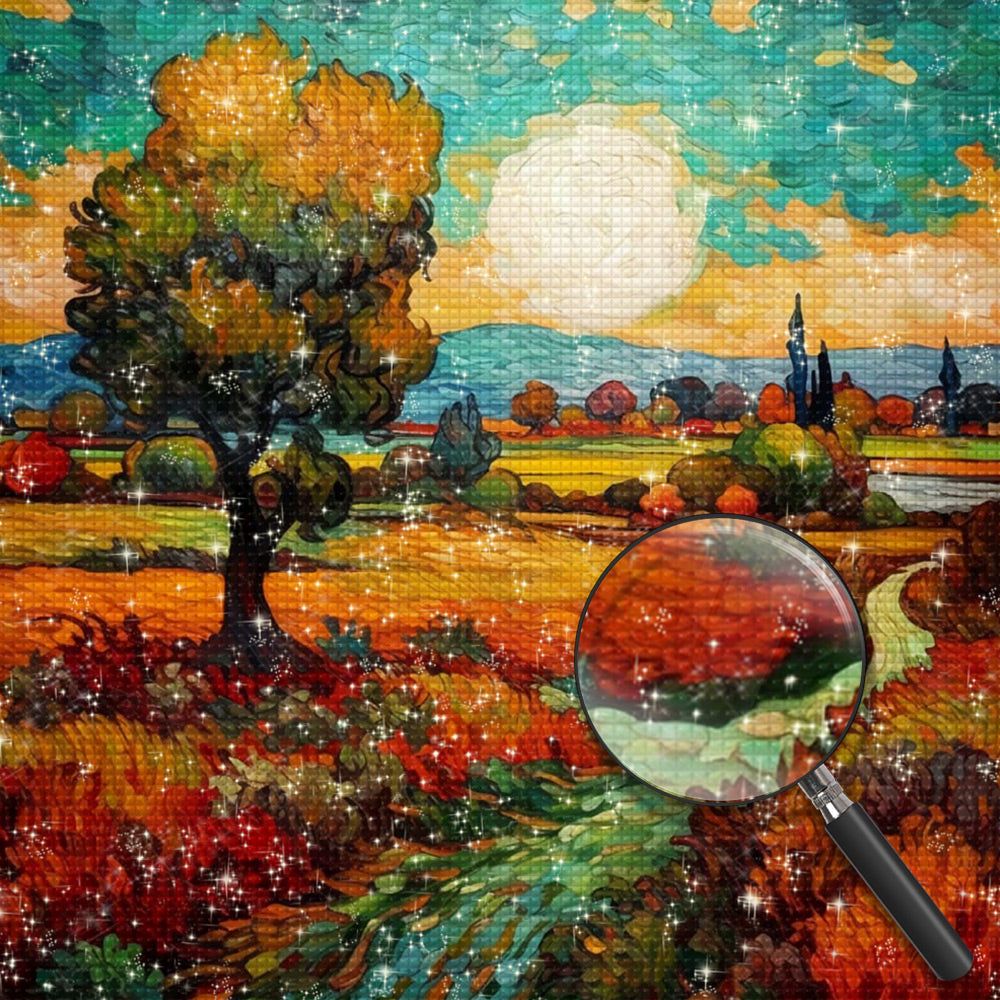 Herbst Felder Diamond Painting
