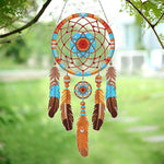 Herbstmandala Traumfänger 2D flache Hängedekoration Diamond Painting Sets