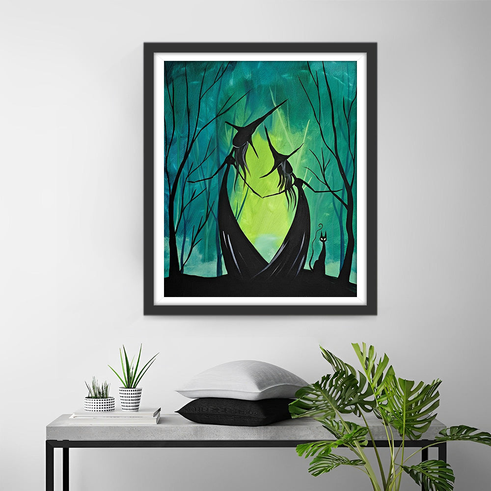 Hexen im Wald Diamond Painting