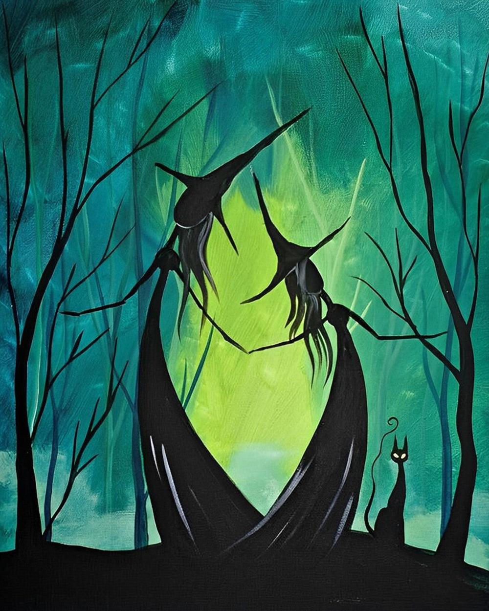 Hexen im Wald Diamond Painting