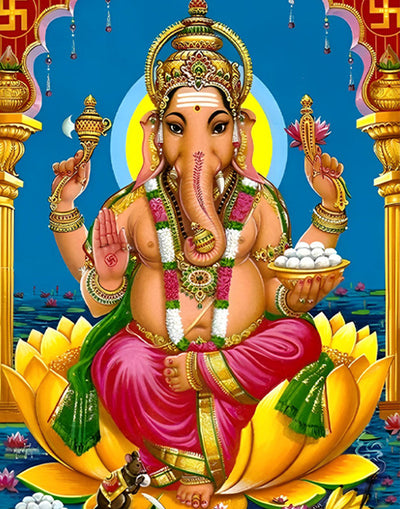 Hinduismus Ganesha Diamond Painting