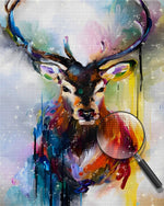 Hirsch im Aquarellstil Diamond Painting