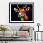 Hirsche im Dunkeln Diamond Painting