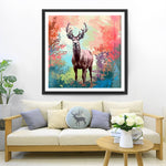 Hirsche in Mangroven Diamond Painting