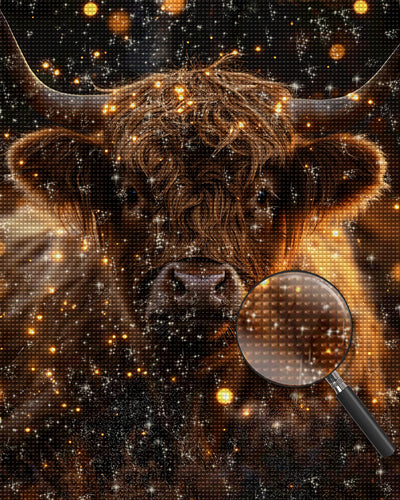 Hochlandkuh Diamond Painting