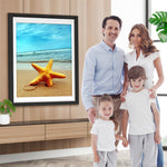 Hübscher Seestern am Strand Diamond Painting