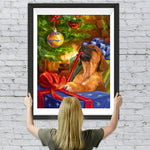 Hund Geschenke Weihnachtsbaum Diamond Painting