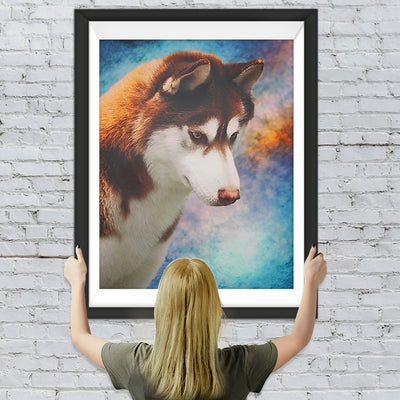 Husky Diamond Painting