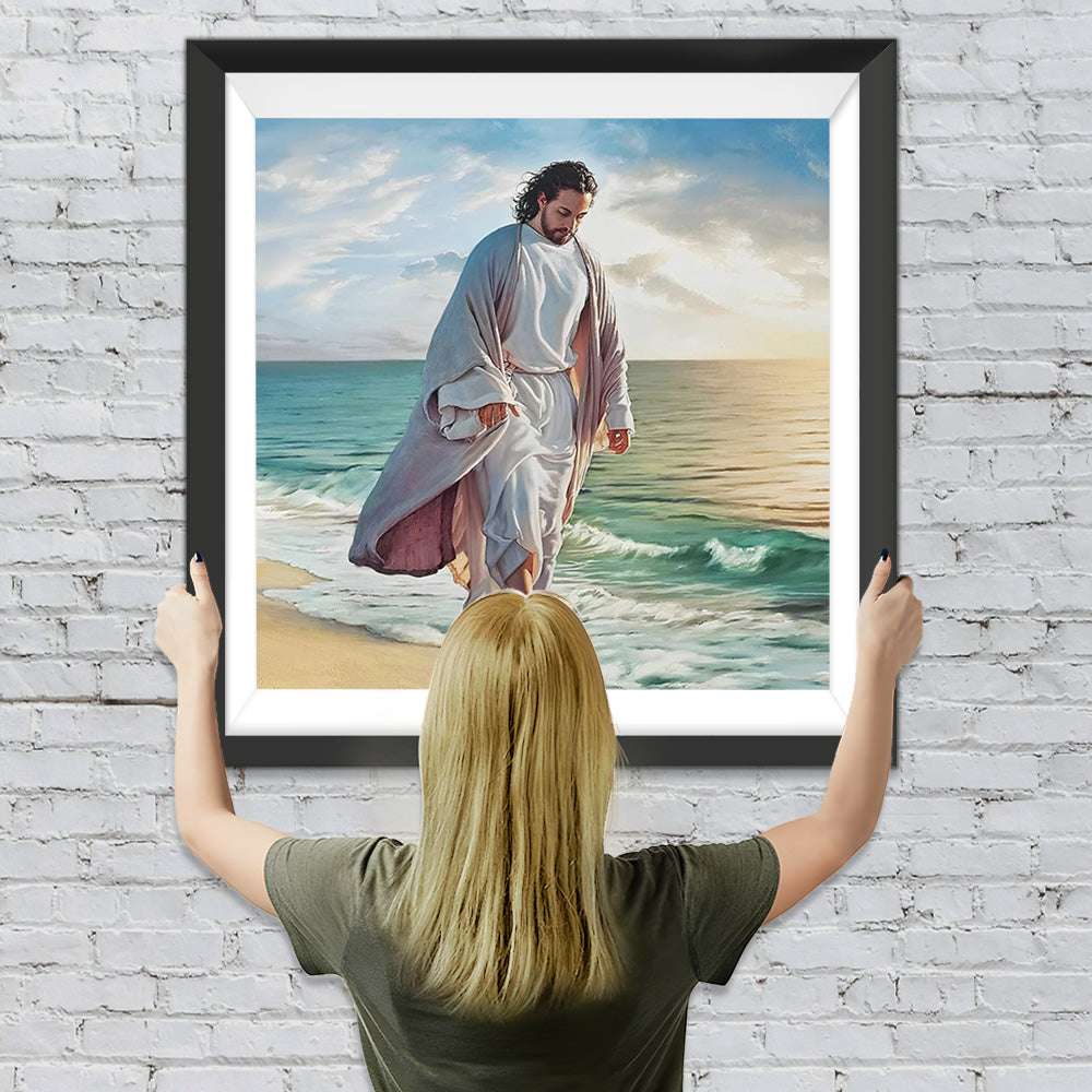 Jesus am Meer Diamond Painting