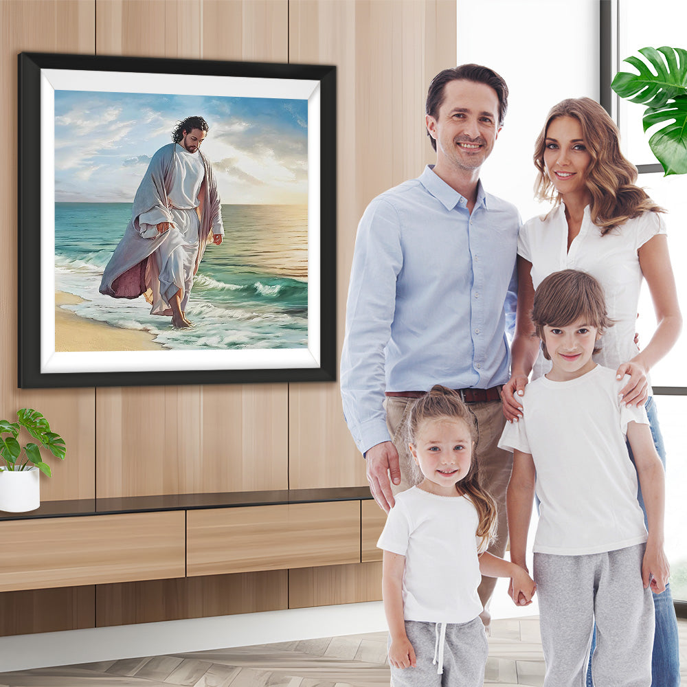 Jesus am Meer Diamond Painting