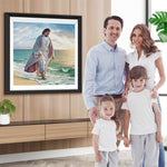 Jesus am Meer Diamond Painting