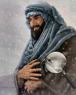 Jesus hält Lamm Diamond Painting