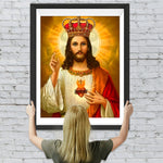 Jesus mit einer Krone Diamond Painting