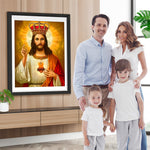 Jesus mit einer Krone Diamond Painting