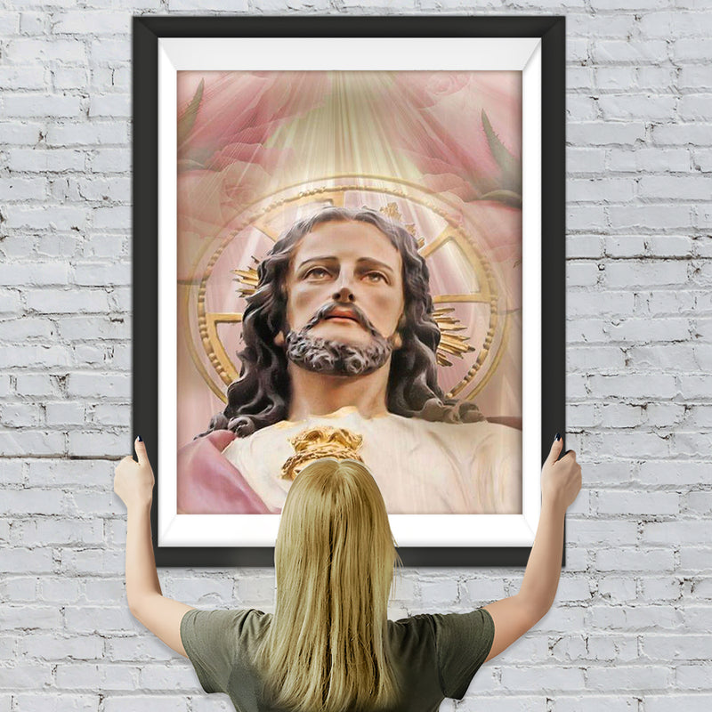 Jesus und das heilige Licht Diamond Painting