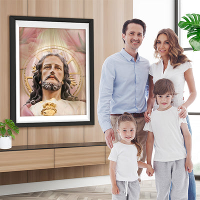 Jesus und das heilige Licht Diamond Painting