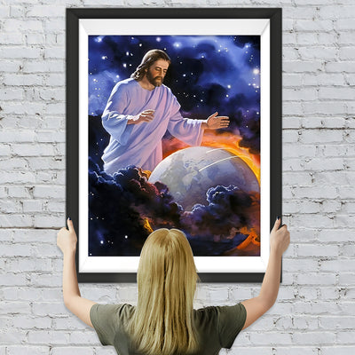 Jesus und das Universum Diamond Painting