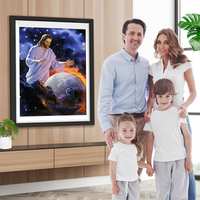 Jesus und das Universum Diamond Painting