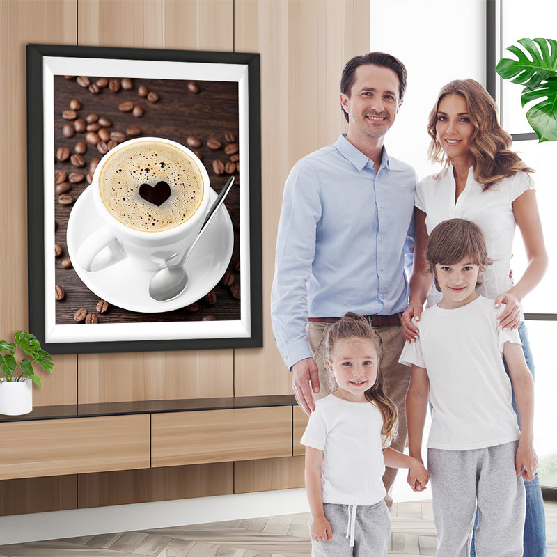 Kaffee Herz Diamond Painting