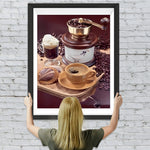 Kaffee und Gebäck Diamond Painting