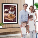 Kaffee und Gebäck Diamond Painting