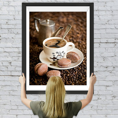 Kaffee und Gebäck Diamond Painting