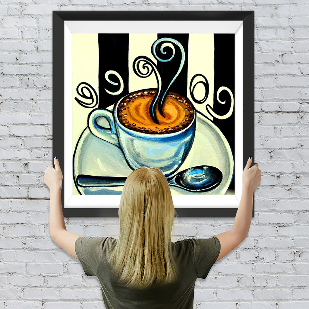 Kaffeeplakat Diamond Painting