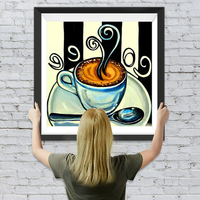 Kaffeeplakat Diamond Painting