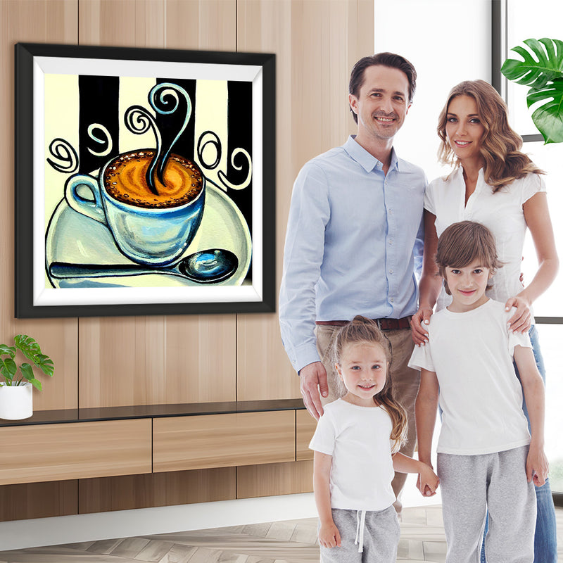 Kaffeeplakat Diamond Painting