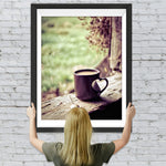 Kaffeetasse auf der Fensterbank Diamond Painting