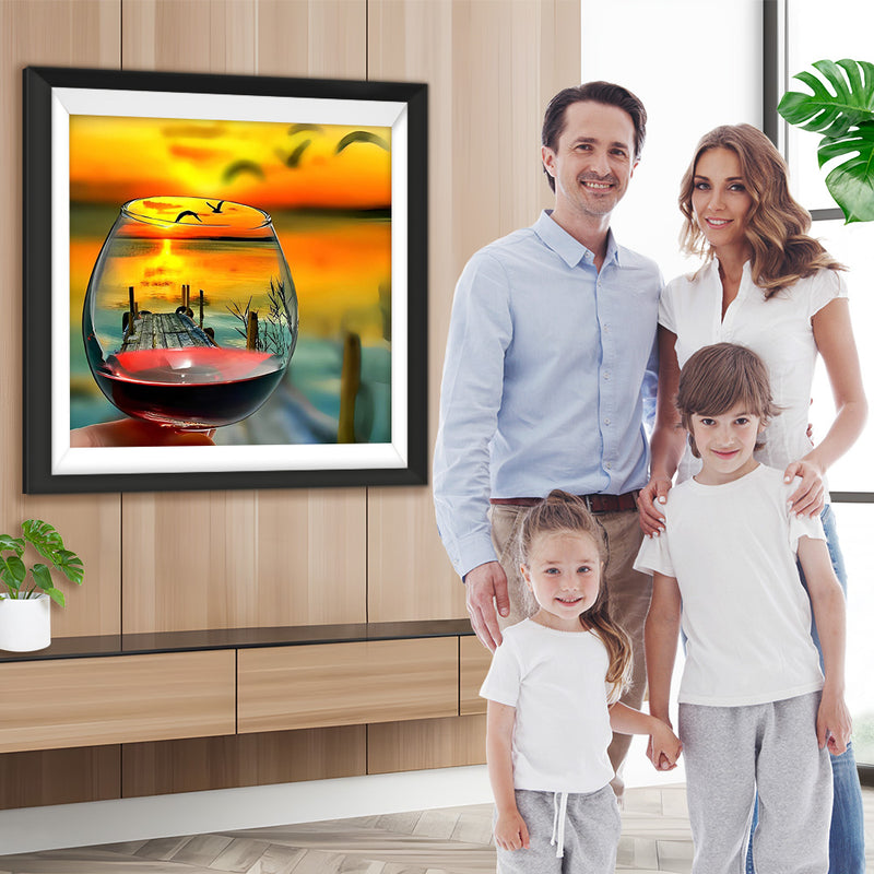 Kai im Glas Diamond Painting