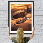 Kampfjet Diamond Painting