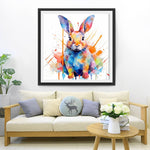 Kaninchen im Aquarell-Stil Diamond Painting