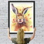 Kaninchen im Aquarellstil Diamond Painting