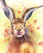 Kaninchen im Aquarellstil Diamond Painting