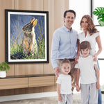 Kaninchen im Gras Diamond Painting