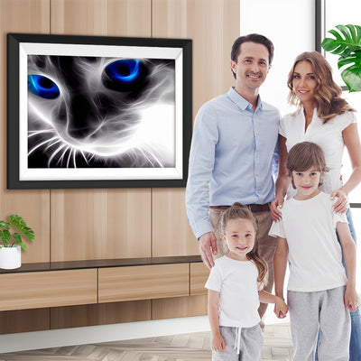 Katze mit blauen Augen Diamond Painting