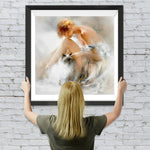 Katze und Mädchen Diamond Painting