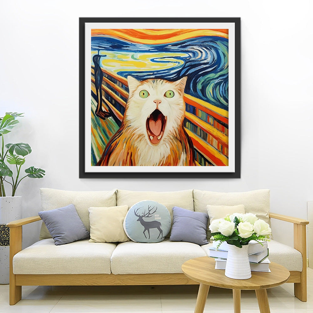 Katzenschrei Diamond Painting