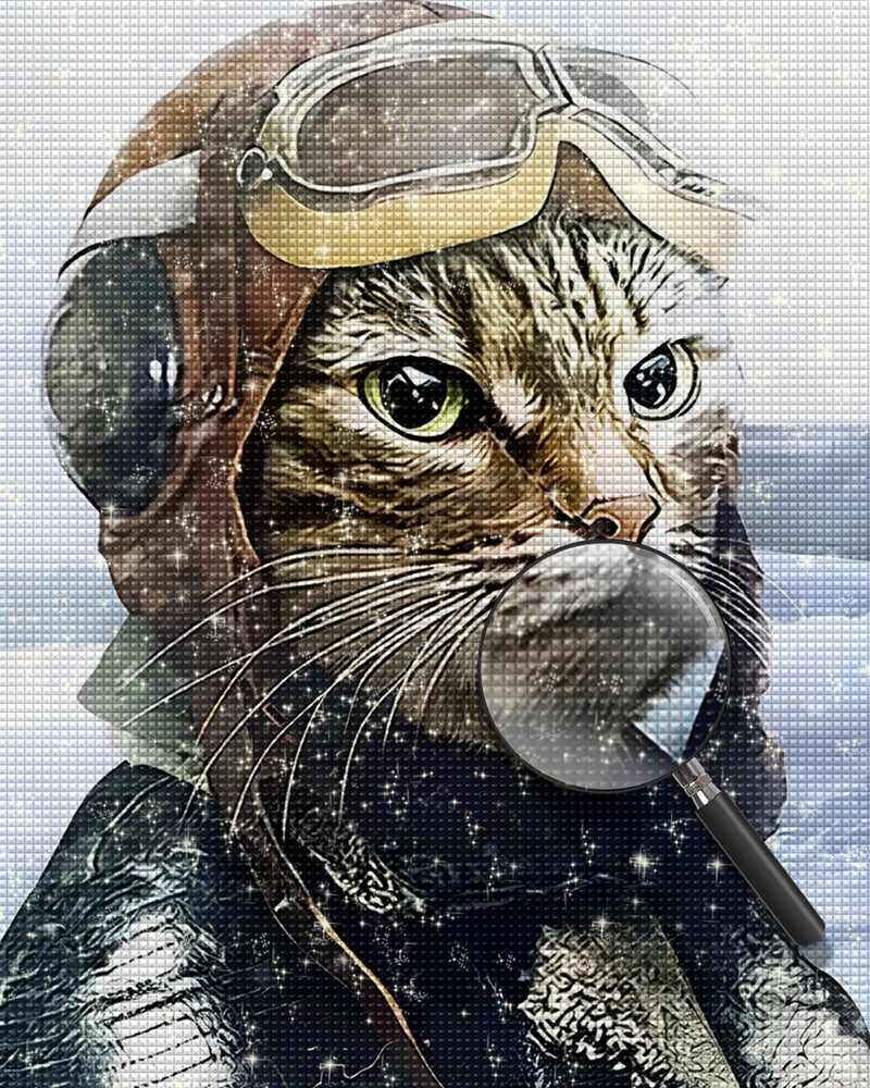Katzensoldat Diamond Painting