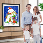 Kind Schneemann Diamond Painting