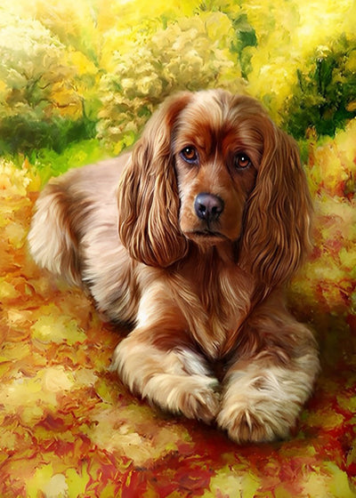 King Charles Spaniel Diamond Painting