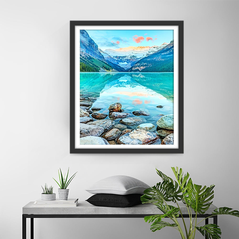Klares Bergwasser Diamond Painting