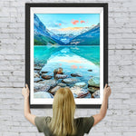 Klares Bergwasser Diamond Painting