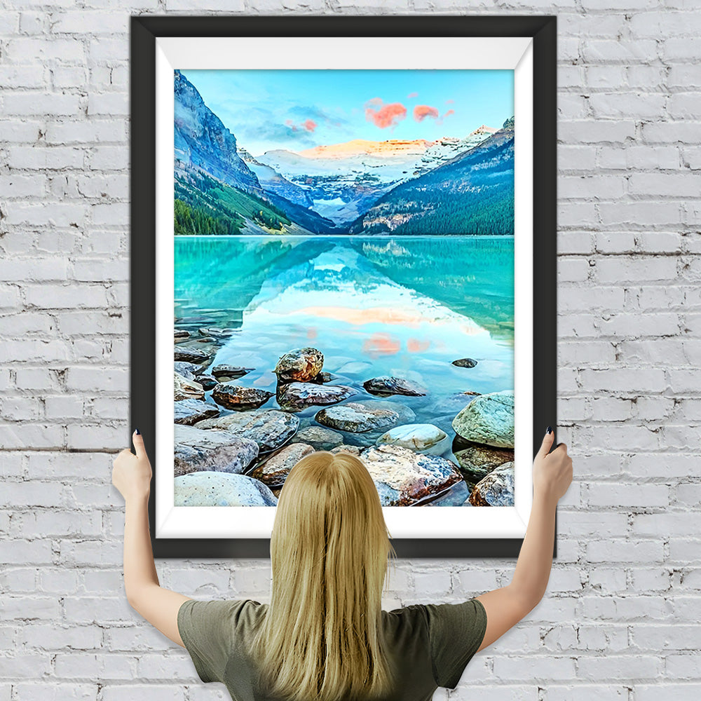 Klares Bergwasser Diamond Painting