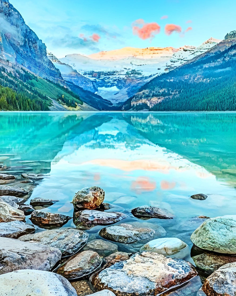 Klares Bergwasser Diamond Painting