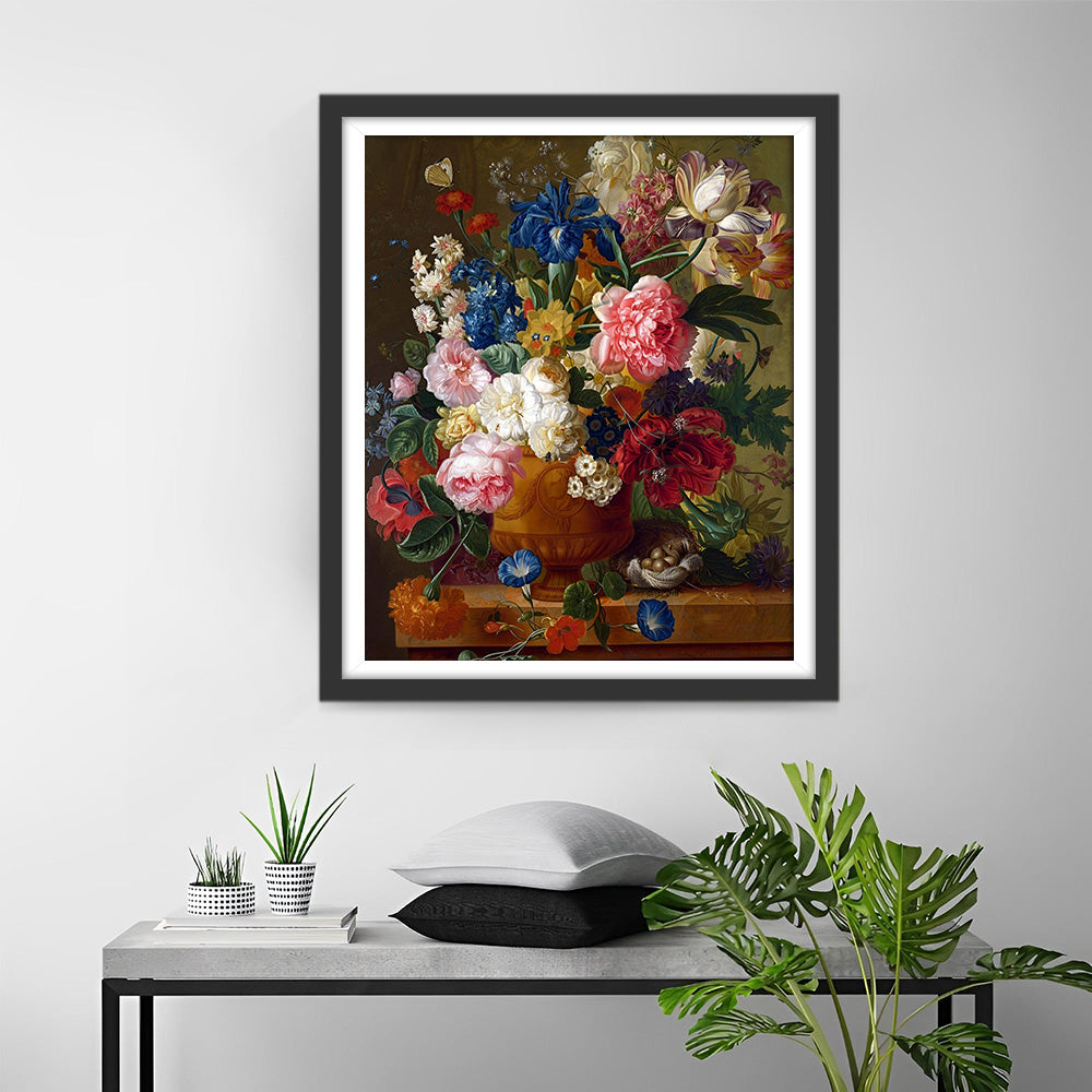 Klassischer Blumenstrauß Diamond Painting