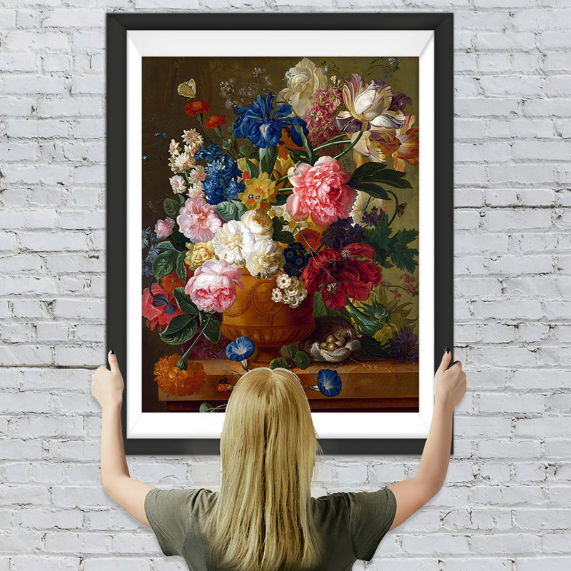 Klassischer Blumenstrauß Diamond Painting