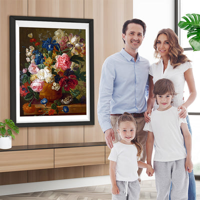 Klassischer Blumenstrauß Diamond Painting