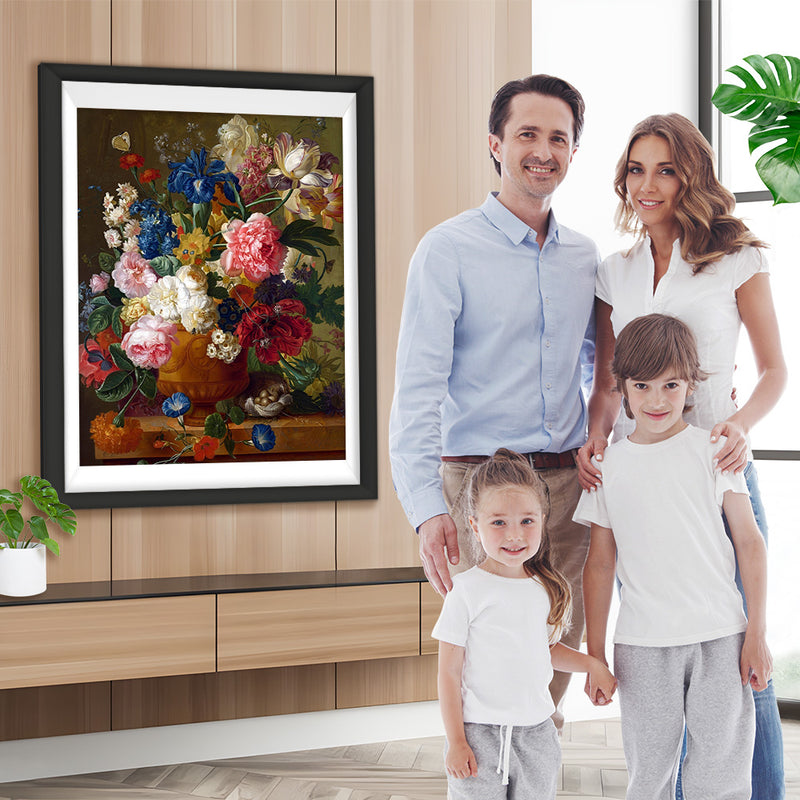 Klassischer Blumenstrauß Diamond Painting